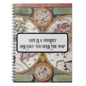 Het leven is een Notitieboek van de Reis (Voorkant)