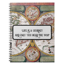 Het leven is een Notitieboek van de Reis