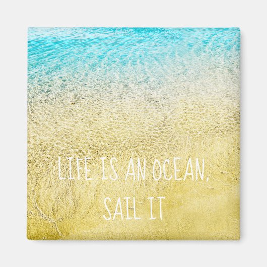 Het leven is een oceaan, Sail it Magneet (Voorkant)