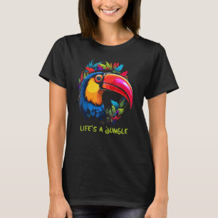 Het leven is een Oerwoud Exotische Avonturen met T T-shirt