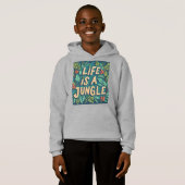 "Het leven is een oerwoud" natuur citaat grappige (Voorkant volledig)