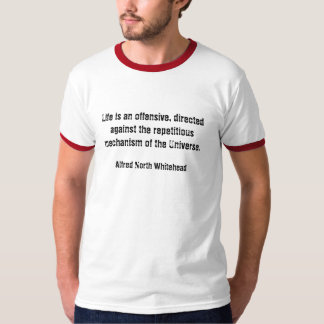 Het leven is een offensief t-shirt
