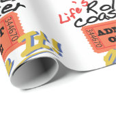 Het leven is een Onderzetter van Roller Cadeaupapier (Rol Hoek)