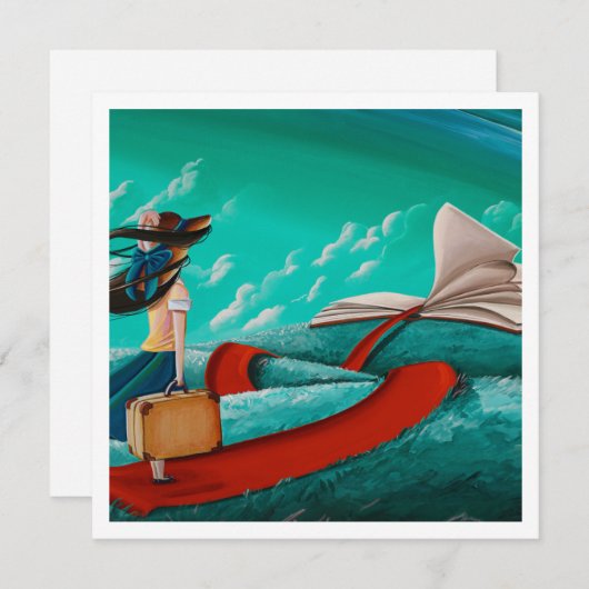 Het leven is een open boek - Mini Print (Voorkant / Achterkant)