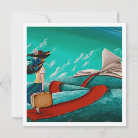 Het leven is een open boek - Mini Print (Voorkant)