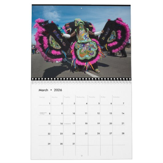 Het leven is een partij kalender (Mar 2026)