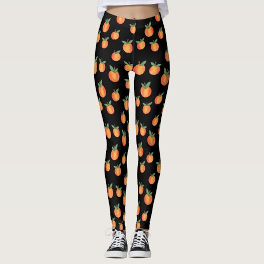 Het leven is een perzikse leggings (Voorkant)