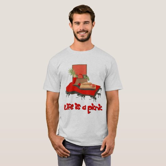 Het leven is een Picnic...voor Ants Shirt (Voorkant volledig)