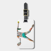 Het leven is een pitch bagagelabel (Voorkant verticaal)