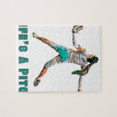 Het leven is een pitch legpuzzel (Horizontaal)