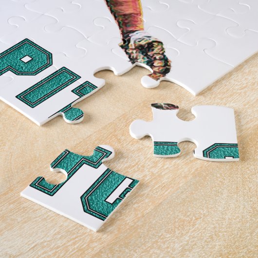 Het leven is een pitch legpuzzel (Zijkant)