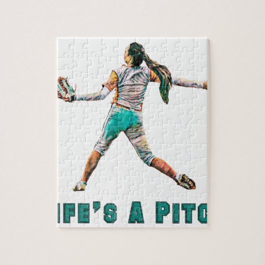 Het leven is een pitch legpuzzel (Verticaal)