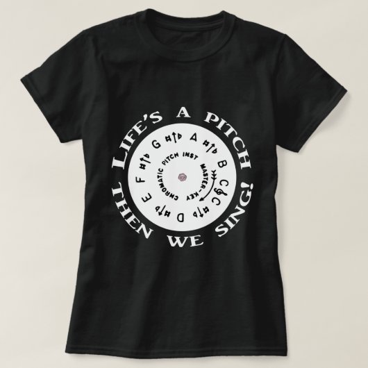Het leven is een Pitch T-shirt (Design voorkant)