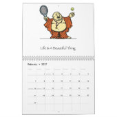 Het leven is een prachtig ding in de agenda van 20 kalender (Feb 2027)