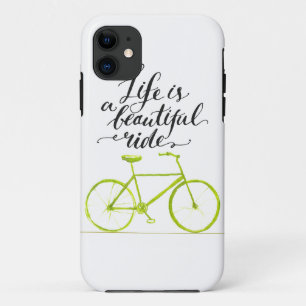 Het leven is een prachtig ride Lime Green Case-Mate iPhone Case