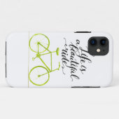 Het leven is een prachtig ride Lime Green Case-Mate iPhone Case (Achterkant (horizontaal))