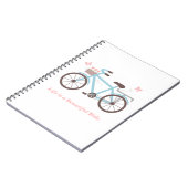 Het leven is een prachtige Ride Bicycle Notitieboe Notitieboek (Linkerzijde)