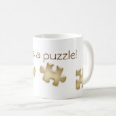 Het leven is een puzzelMok Koffiemok (Voorkant rechts)
