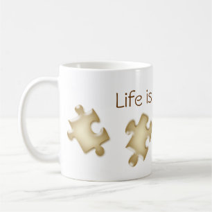 Het leven is een puzzelMok Koffiemok