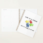 Het leven is een raadsel, heb je het al ontdekt? planner (Display)