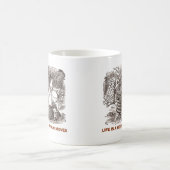 Het leven is een reeks strategische bewegingen koffiemok (Center)