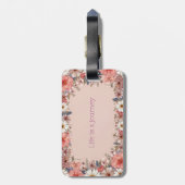 Het leven is een reis bagagelabel (Achterkant verticaal)