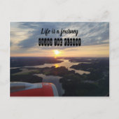 Het leven is een reis briefkaart (Voorkant)