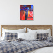 Het leven is een reis canvas afdruk (Insitu (Slaapkamer))