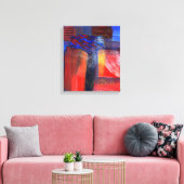 Het leven is een reis canvas afdruk (Insitu (Woonkamer))