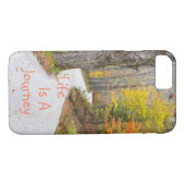 Het leven is een reis Case-Mate iPhone case (Achterkant (Horizontaal))