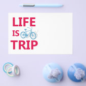 Het leven is een reis flyer (Enkel)