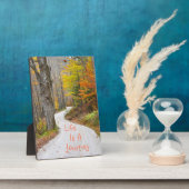 Het leven is een reis fotoplaat (Zijkant)