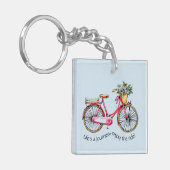 Het leven is een reis, geniet van de ride - de ven sleutelhanger (Voorkant Links)