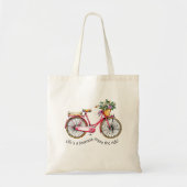 Het leven is een reis, geniet van de ride - de ven tote bag (Voorkant)