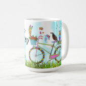 Het leven is een reis Geniet van de Ride Mok (Voorkant rechts)