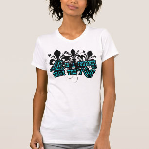 Het leven is een reis, geniet van de Ride T-shirt
