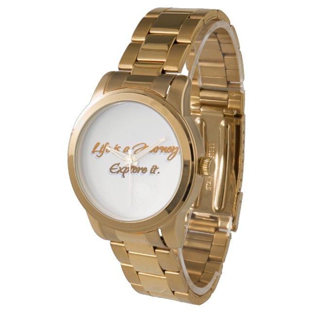 Het leven is een reis horloge (Gekanteld)