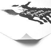 Het leven is een reis - Kies achtergrondkleur Foto Afdruk (Hoek)