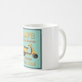 Het leven is een reis koffie Mok (Voorkant rechts)