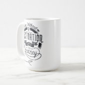 Het leven is een reis koffiemok (Voorkant links)