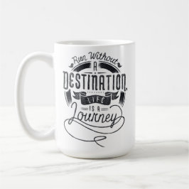 Het leven is een reis koffiemok