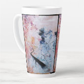 Het leven is een reis latte mok (Linkerhoek)