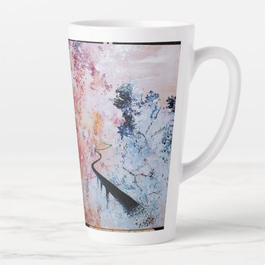 Het leven is een reis latte mok (Rechts)