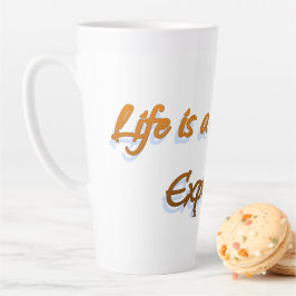 Het leven is een reis latte mok