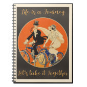 Het leven is een reis, liefde, notitieboek (Voorkant)