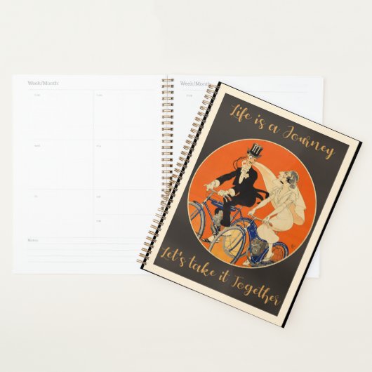 Het leven is een reis, liefde, planner (Display)