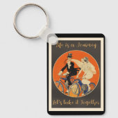 Het leven is een reis, liefde, sleutelhanger (Voorkant)