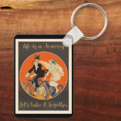 Het leven is een reis, liefde, sleutelhanger (Achterkant)