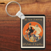 Het leven is een reis, liefde, sleutelhanger (Voorkant)