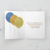 Het leven is een reis om van een gelukkige verjaar kaart (Binnen)